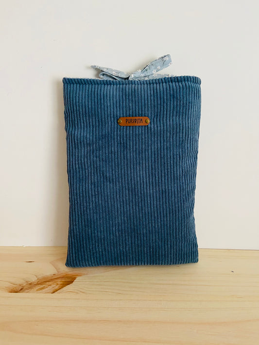 FUNDA LIBRO LAZO PANA AZUL