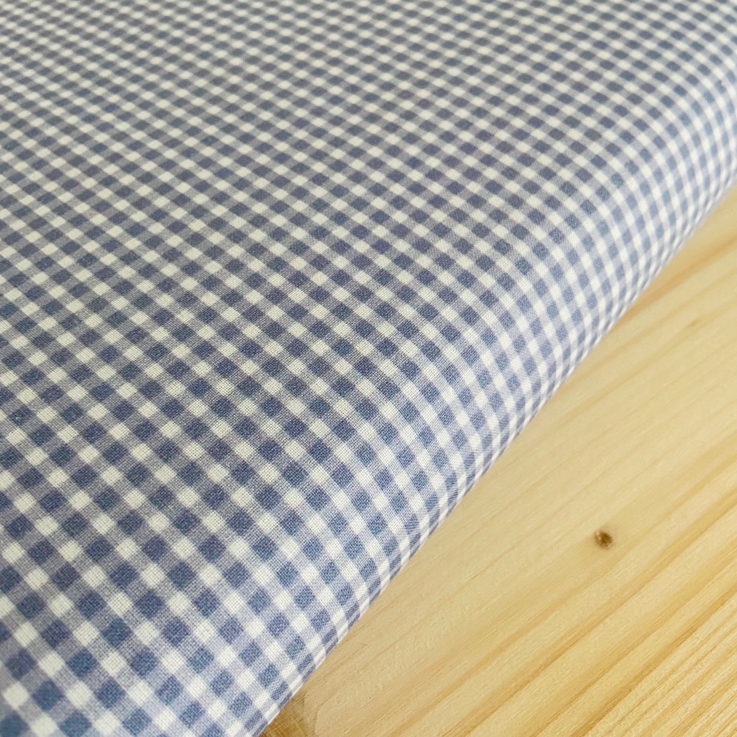 PERCAL VICHY PEQUEÑO AZUL OSCURO