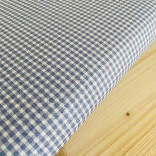 PERCAL VICHY PEQUEÑO AZUL OSCURO