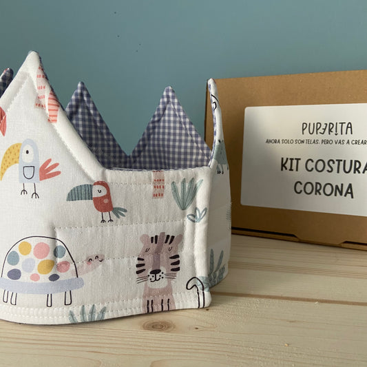 KIT DIGITAL COSTURA CORONA CUMPLEAÑOS