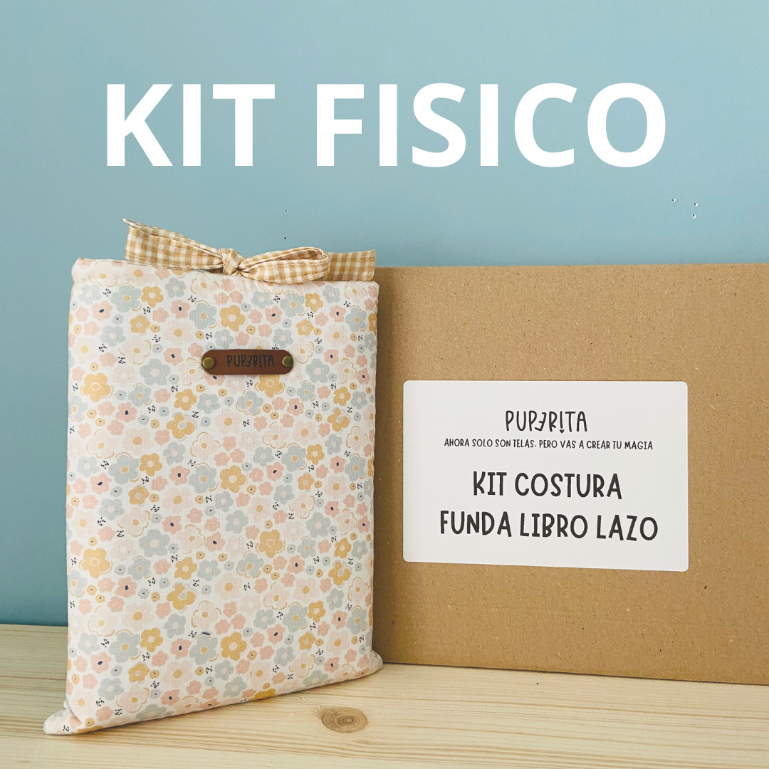 KIT FÍSICO COSTURA FUNDA LIBRO LAZO
