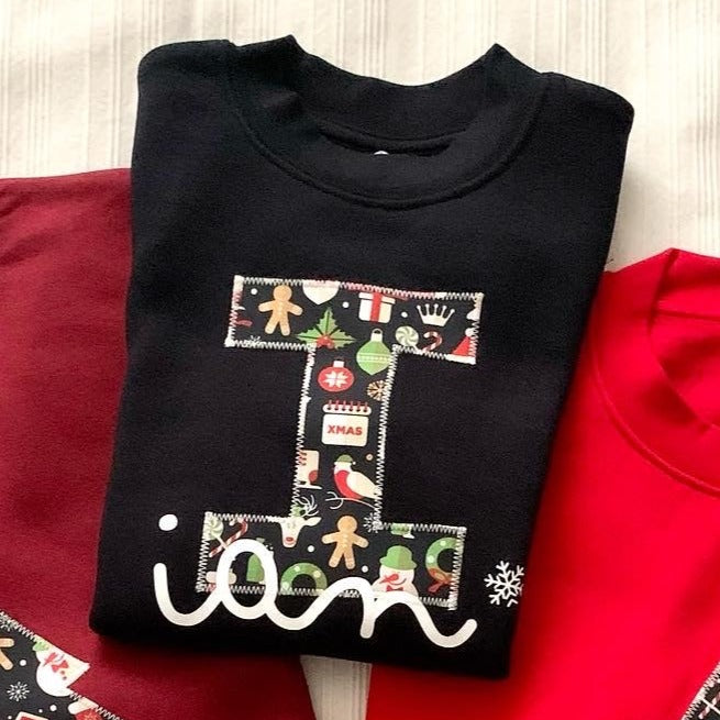 Sudadera Inicial Navidad Niño