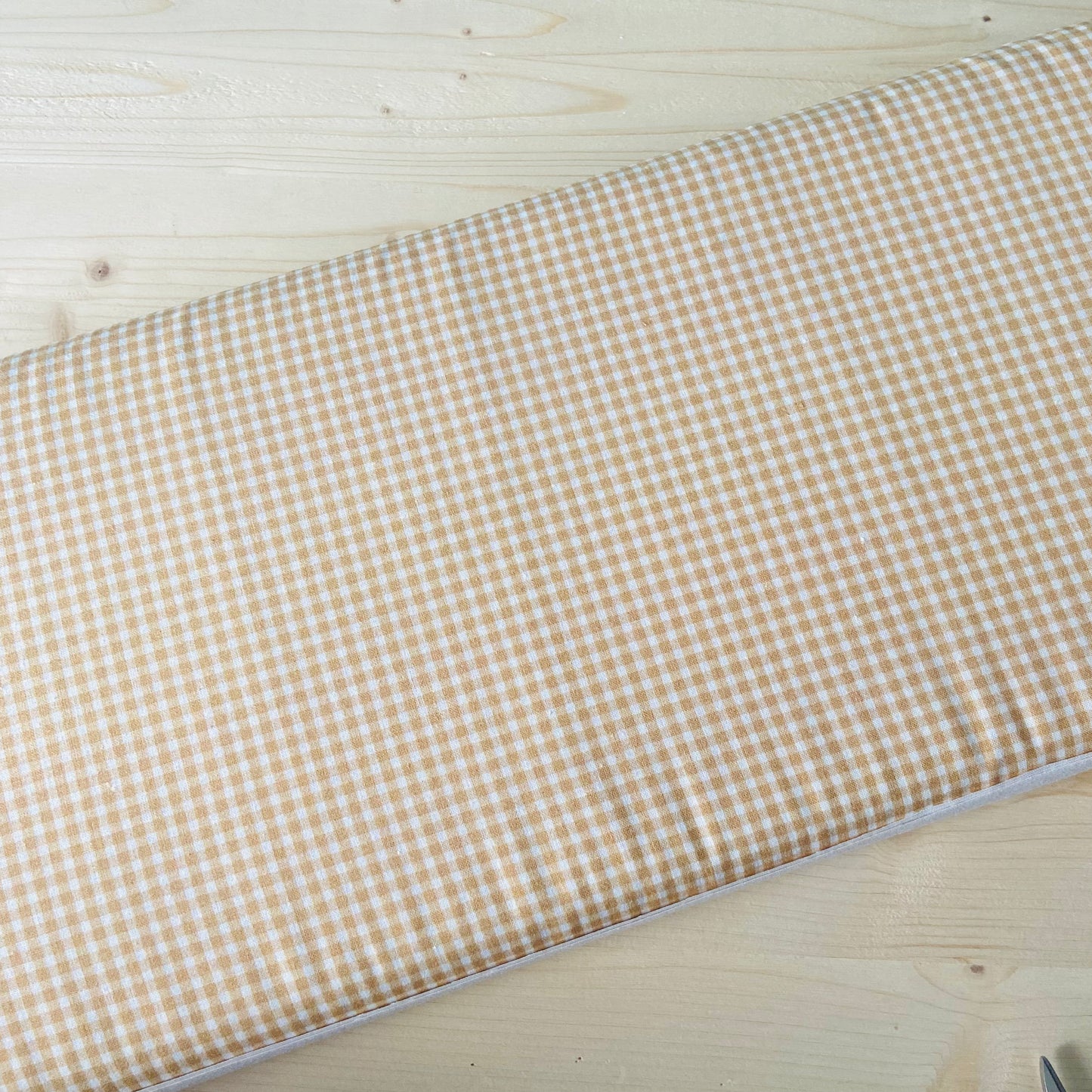 PERCAL VICHY PEQUEÑO MOSTAZA