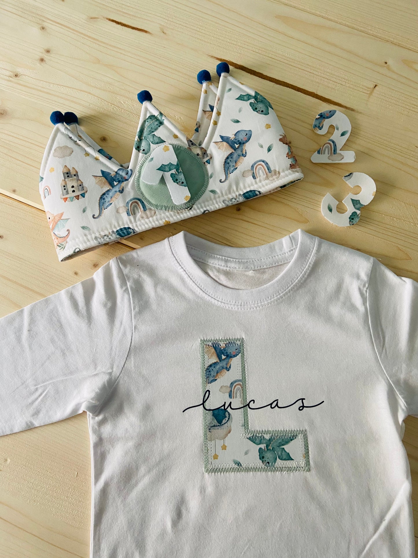 Corona/camiseta cumpleaños