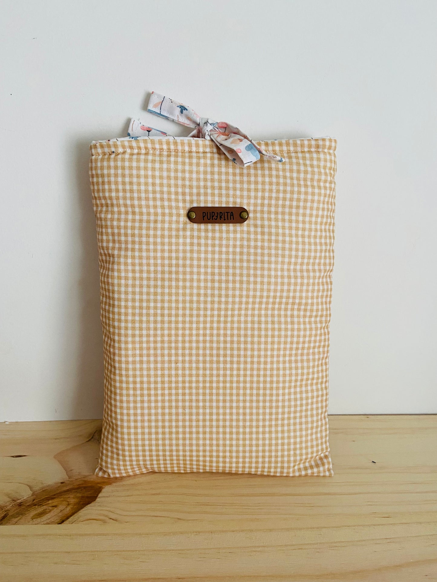 FUNDA LIBRO LAZO VICHY