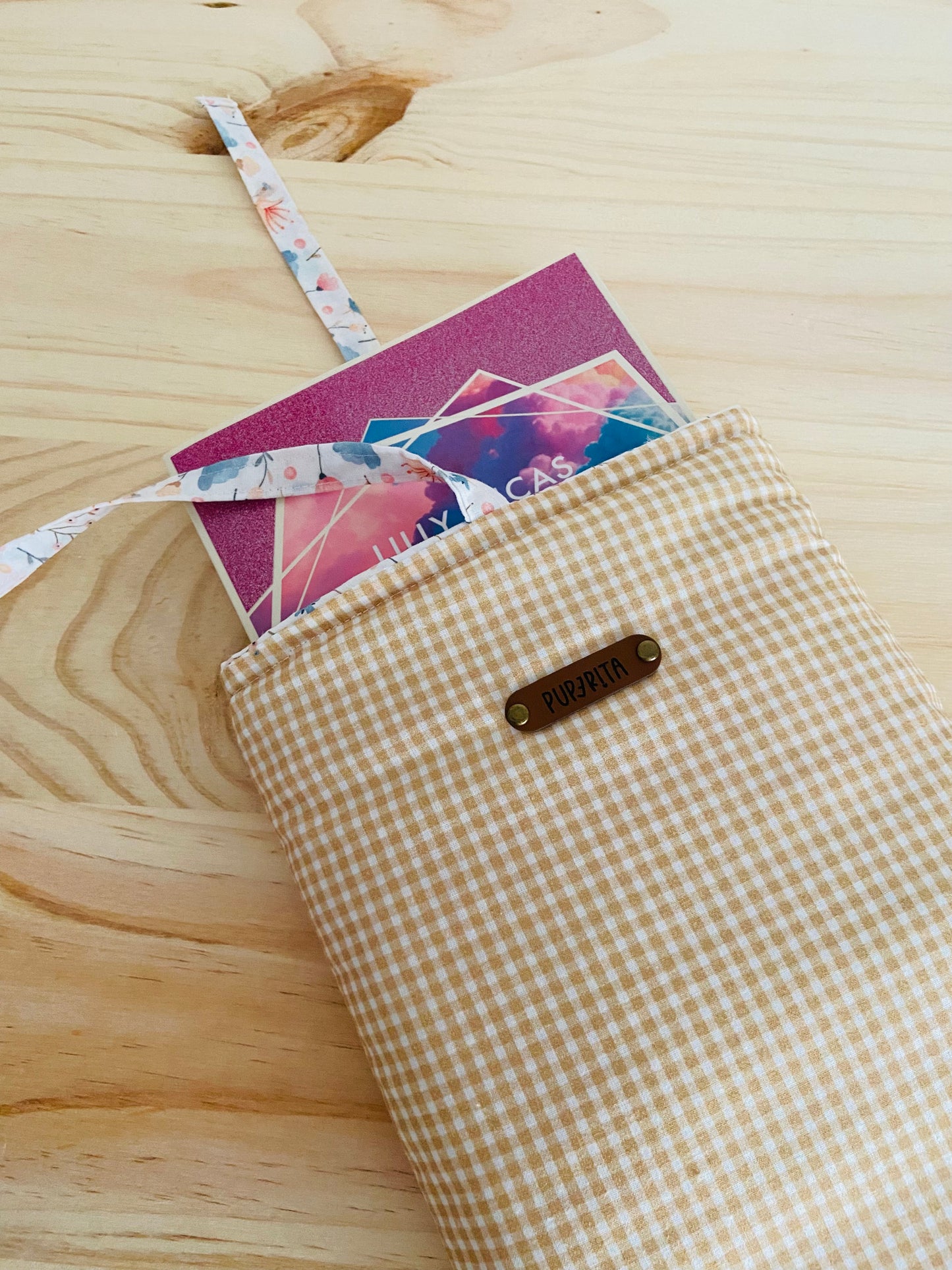 FUNDA LIBRO LAZO VICHY