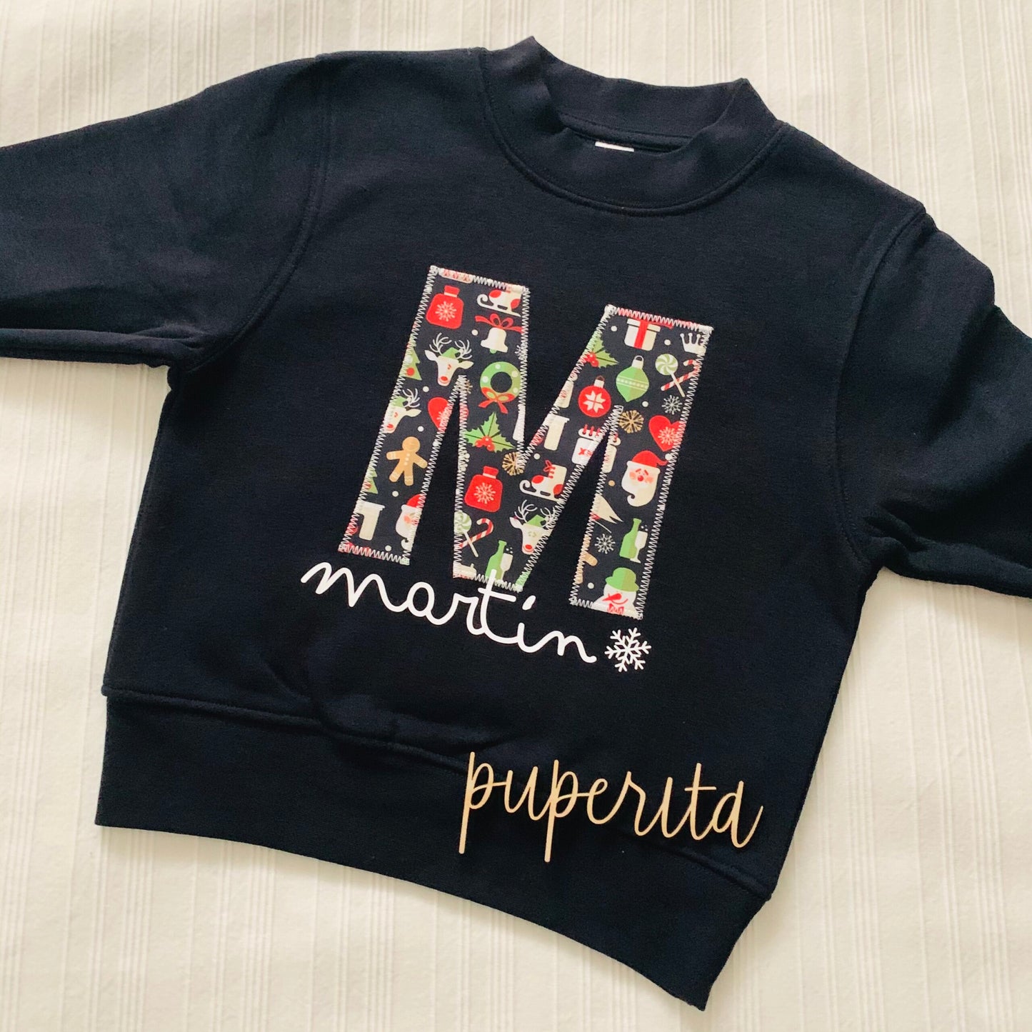 Sudadera Inicial Navidad Niño