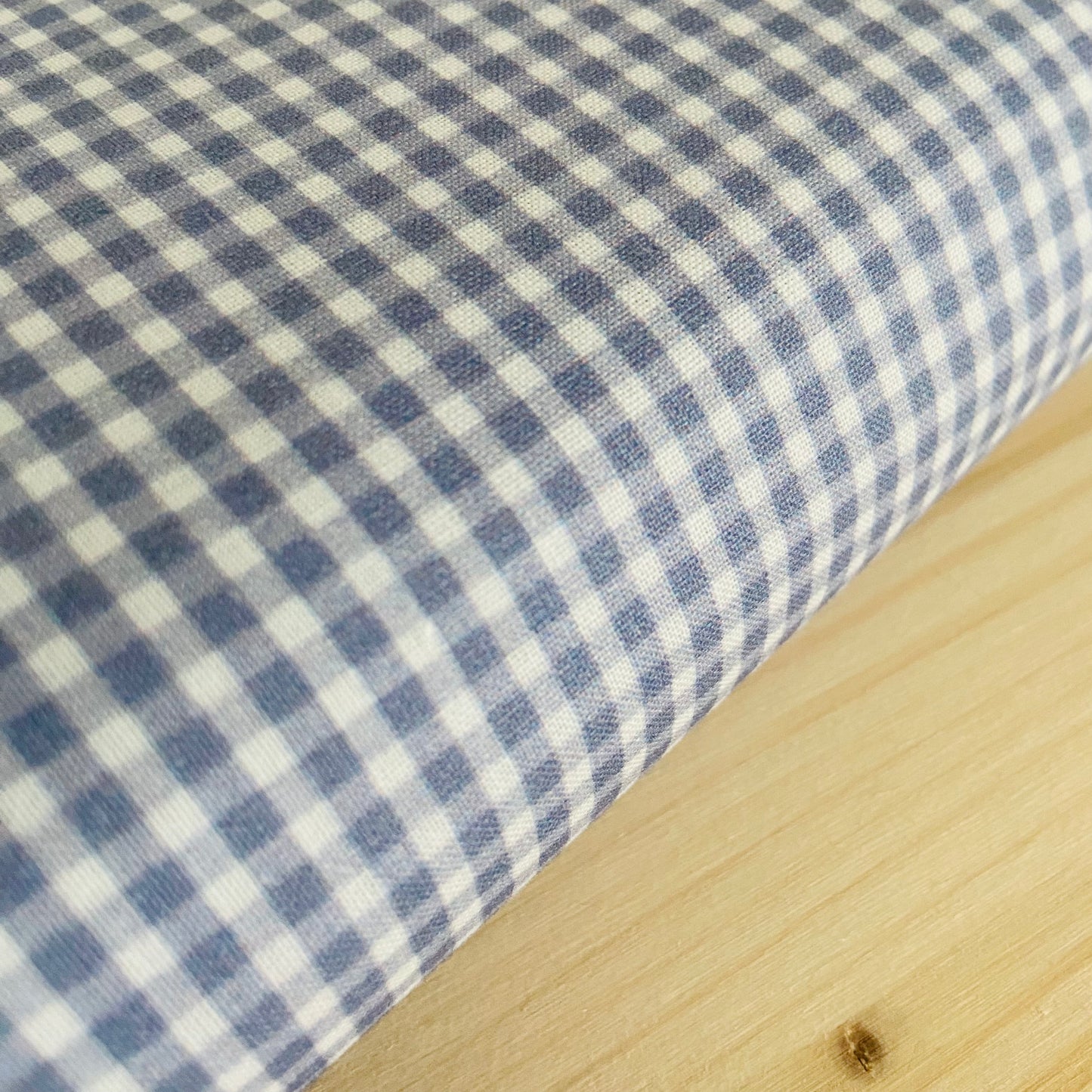 PERCAL VICHY PEQUEÑO AZUL OSCURO