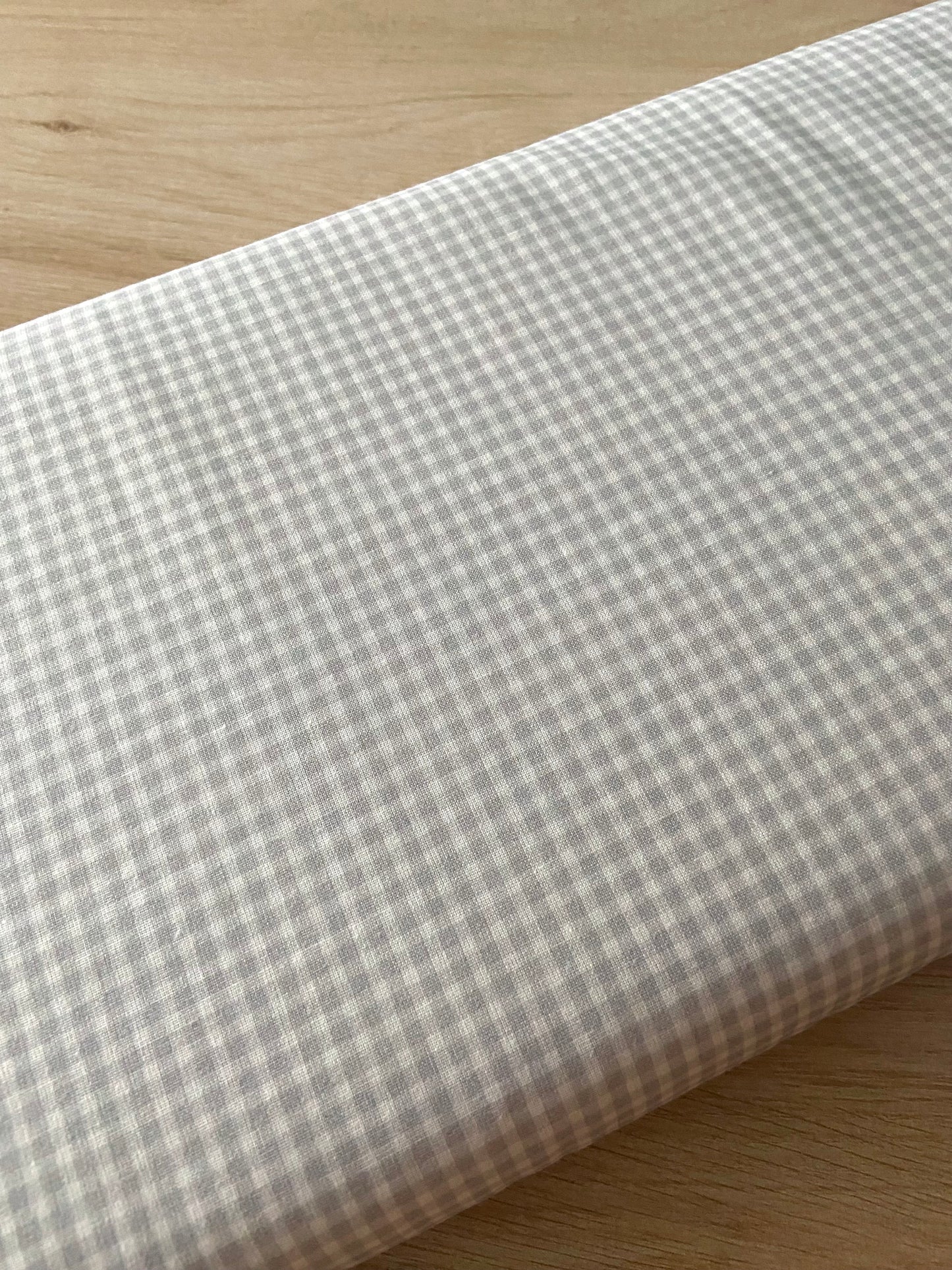 PERCAL VICHY PEQUEÑO GRIS