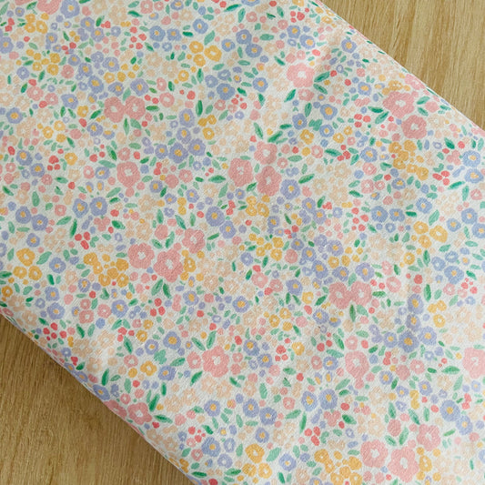 PERCAL FLORES PASTEL