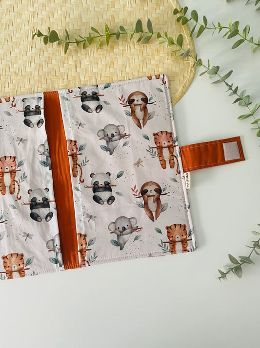 PORTA DOCUMENTOS, TOALLITAS Y PAÑALES BABY ANIMALS