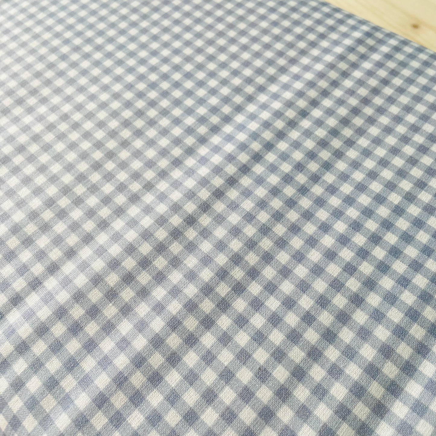 PERCAL VICHY PEQUEÑO AZUL