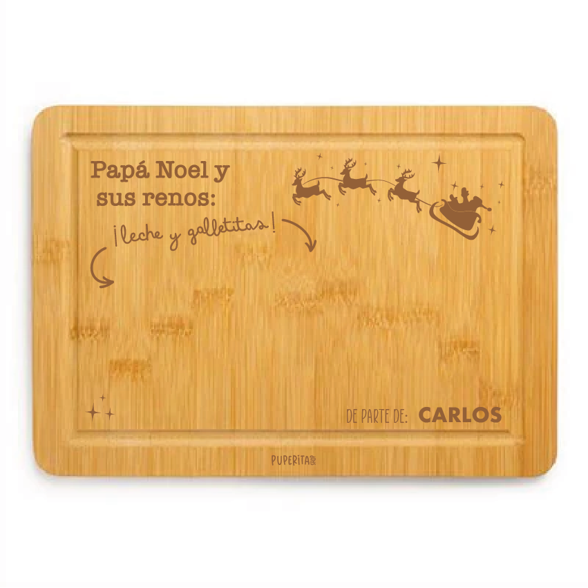 Bandeja rectangular Galletitas & Leche