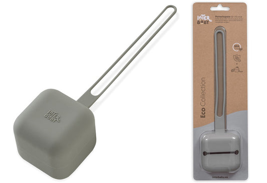 Portachupete Silicona Gris